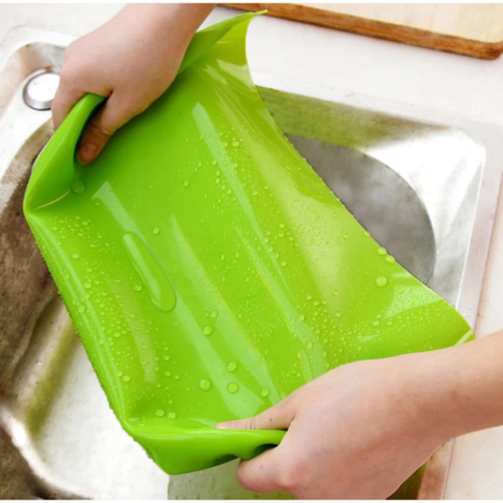 

3pcs 40X30Cm Silicone Baking Mat Food Grade Non-Stick Heat Resistant Dough Rolling Pastry Antis