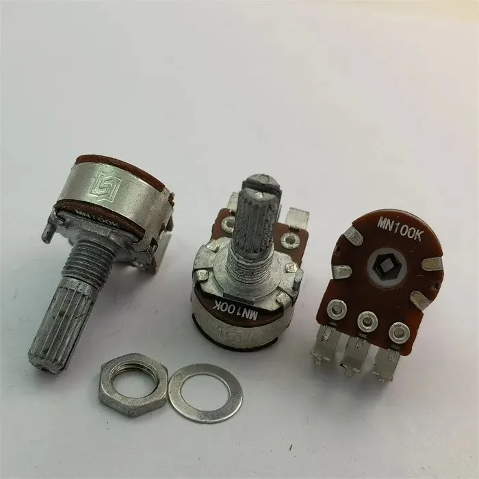 Shengwei 148 type double bend-leg potentiometer MN100K with 20mm flower of midpoint balance handle