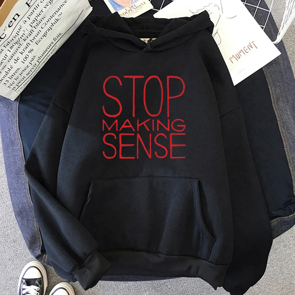 

Stop Making Sense Hoodies for Autumn/Winter Grunge Comfortable Sweatshirt Funko Pop Fashion Clothing Sudaderas Vintage Pullovers