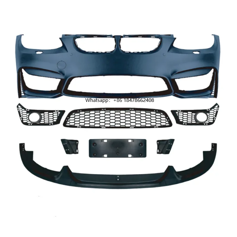 2026 New Type High Quality PP Carbon Fiber Tail Throat 2005-2012 Car Bumpers E90 E92 E93 Refitted M3 M4 Body Kit for  3Series