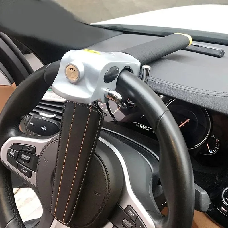 Car Steering Wheel Anti-Theft Lock，Safety Lock，S teering W heel Lock Safety Belt Buckle