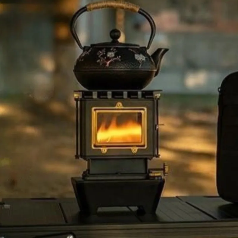 

Портативная легкая настольная нагревательная плита для кемпинга, удобная мини-плита для пешего туризма, многофункциональные принадлежности для приготовления пищи на открытом воздухе