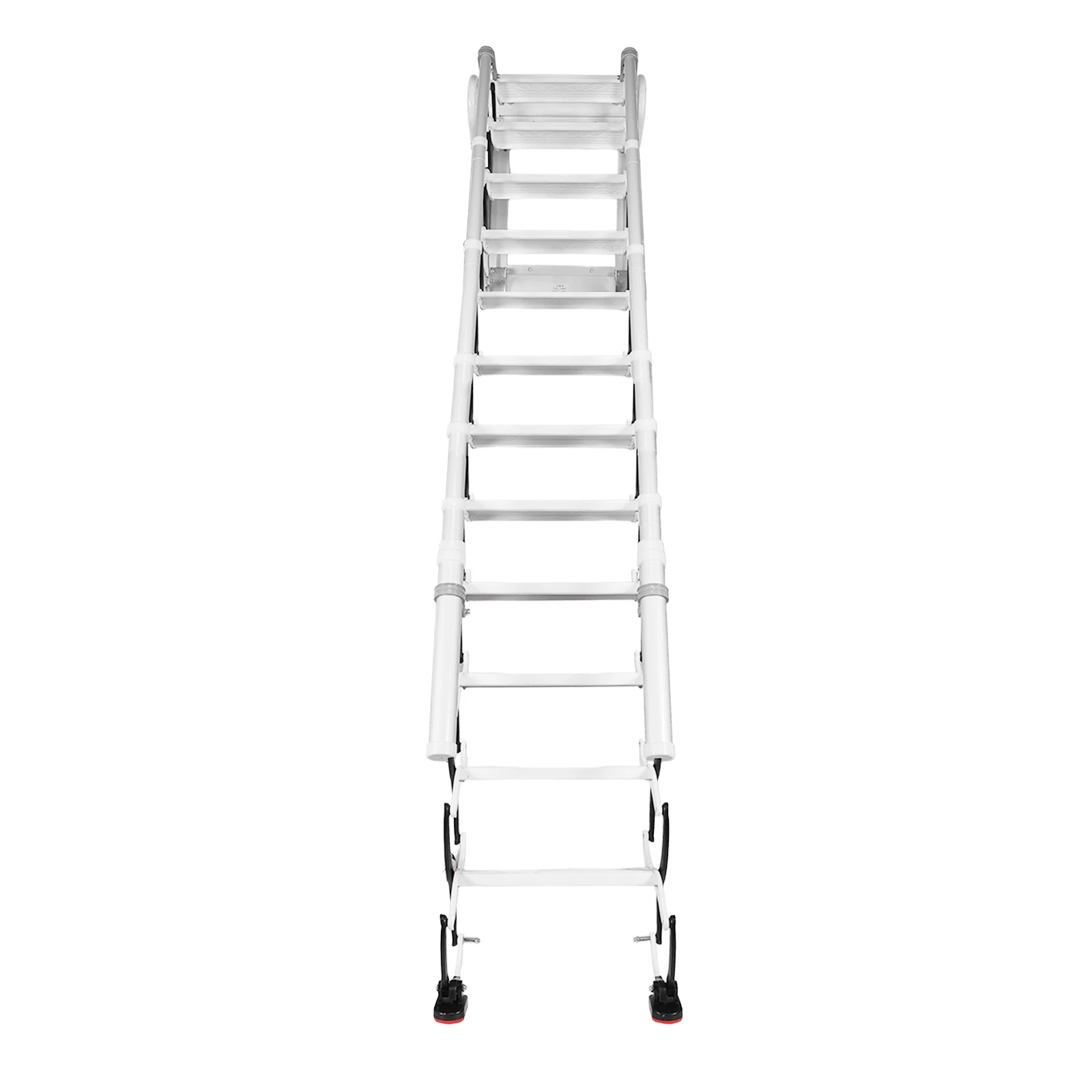 壁掛け式折りたたみ階段伸縮式屋根裏はしご（12段3.05～3.5M）