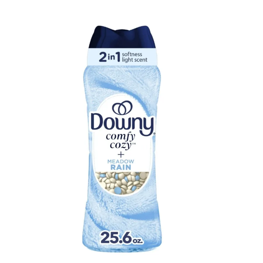 

Downy Comfy Cozy InWash Laundry Scent Booster Beads Meadow Rain Scent 25.6 oz Softness and Freshness