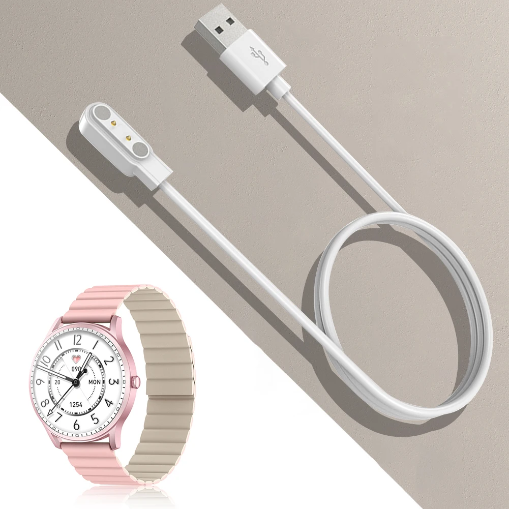 

Магнитный адаптер для зарядного устройства для часов, безопасный USB-зарядный провод для умных часов, сменные аксессуары для Kieslect Kr Pro/Kr/Lora 2/Lora