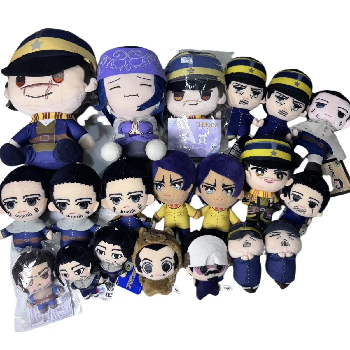 

Официальные золотые плюшевые куклы Kamuy Asirpa Saichi Sugimoto Tokushirou Tsurumi, анимационные производные плюшевые кулоны, подарки для детей