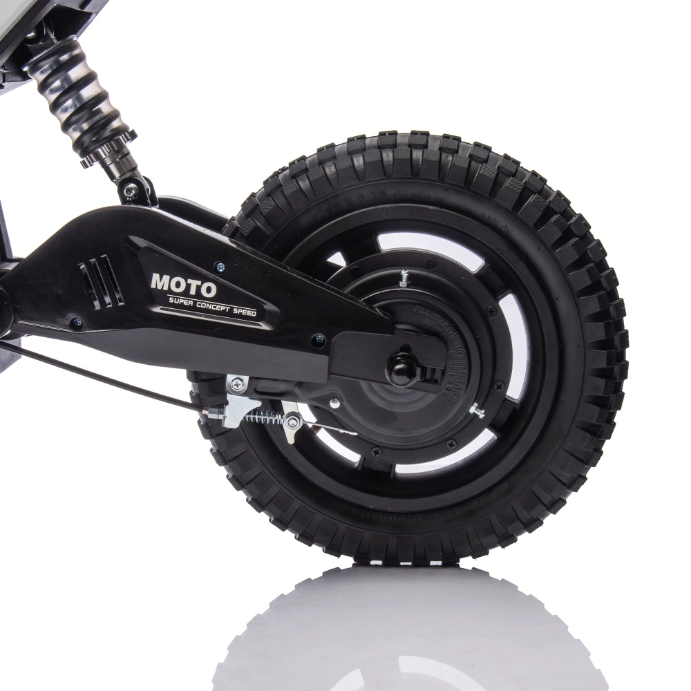24 فولت الاطفال ركوب على لعبة كهربائية دراجة نارية 200 واط موتور العجلات الخلفية امتصاص الصدمات قابل للتعديل سرعة LED بلوتوث للأطفال الذين تتراوح أعمارهم بين 5-15
