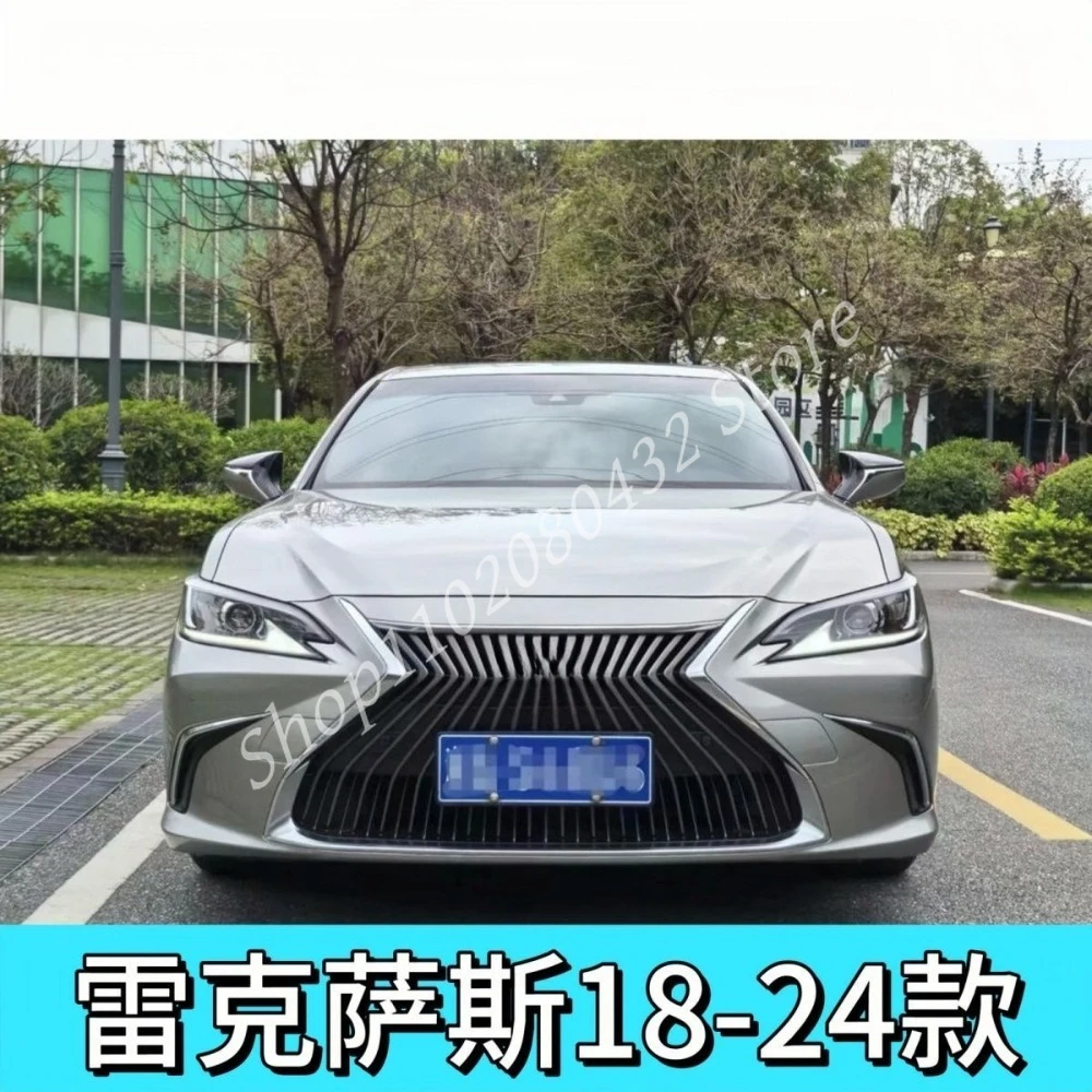 FOR 2018 2020 2022 Lexus ES200 ES260 ES300H Car Front Fog Light Cover Grill Daytime Running Lamp Frame auto parts