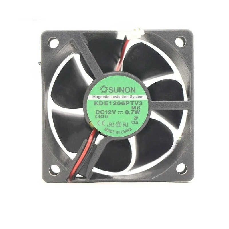 hts-sunon-ファン-kde1206ptv3-dc-12v-07w-60-60-25mm-2-ピン-slient-cpu-冷却ファン-1-個