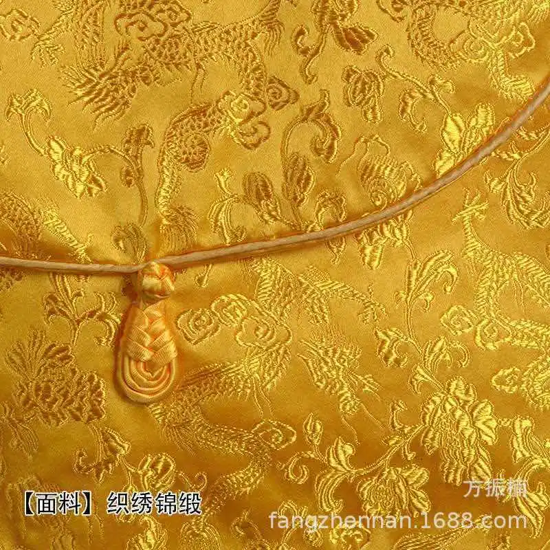 Thickened Brocade Buddhist Scripture Maintenance Bag, Copy Scriptures, Embroidered Scripture Storage Bag, Scripture Buckle Bag