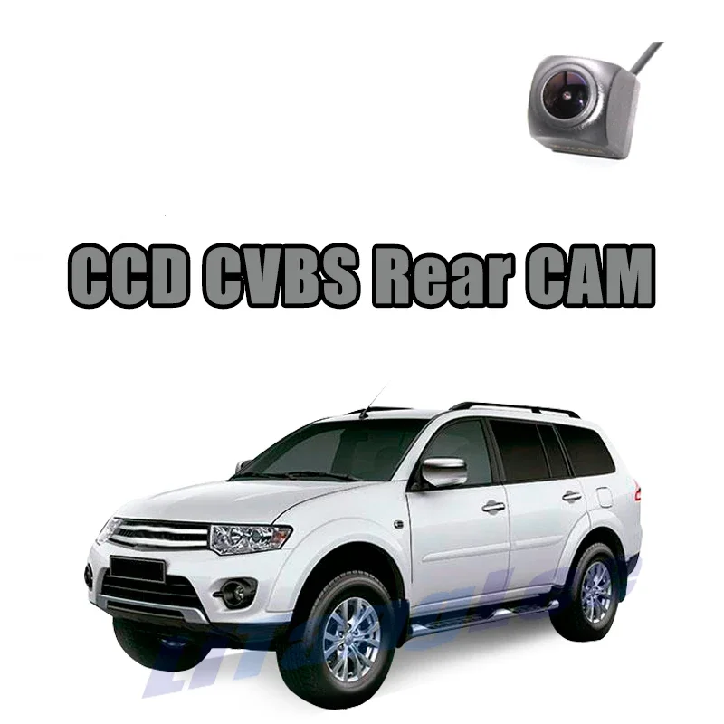 For Mitsubishi Nativa Challenger Car Rear View Camera CCD CVBS 720P Reverse Night Vision WaterProof Parking Backup CAM