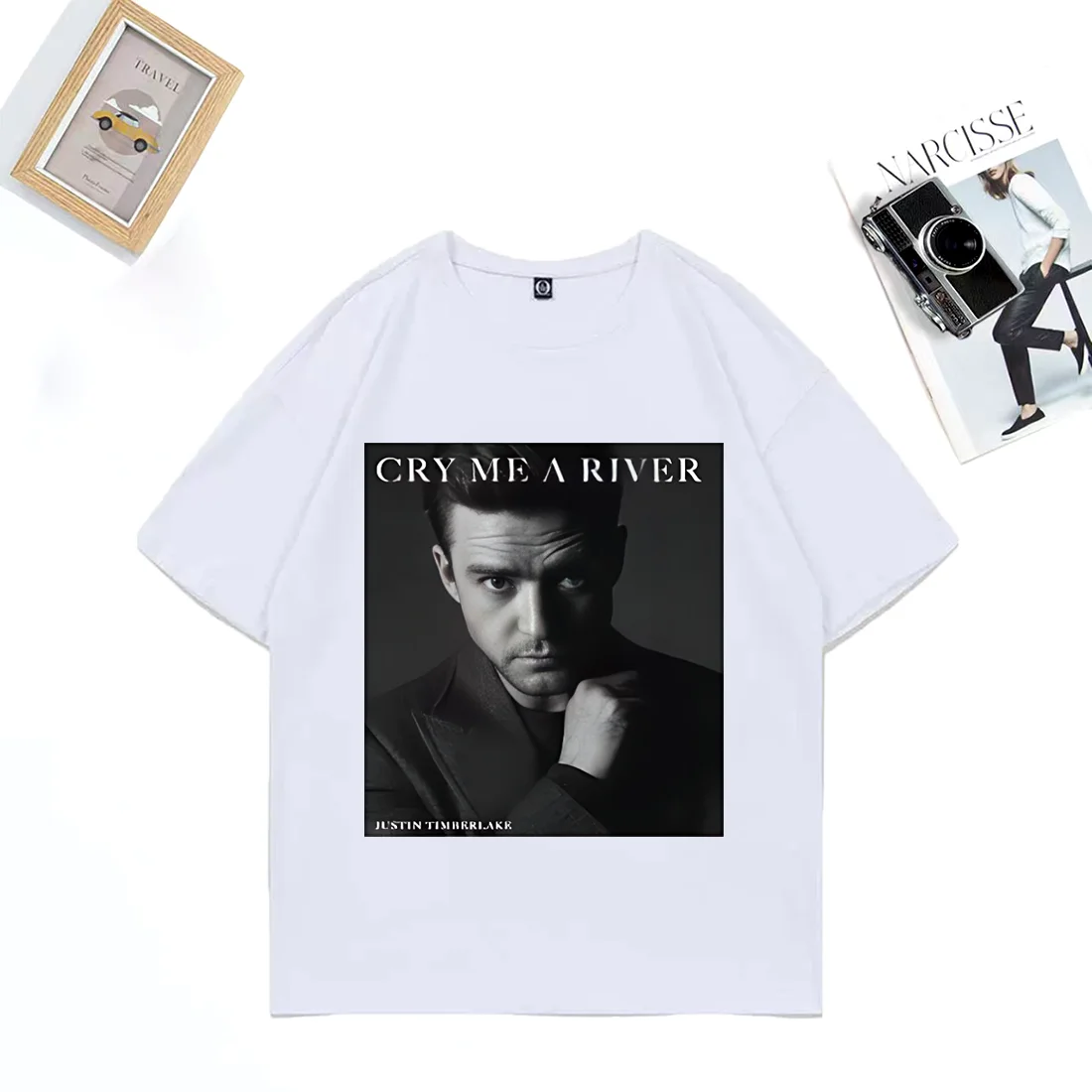 

Hot Singer Justin Timberlake Vintage Graphics T shirt Men Women's clothing Oversized Cool Unisex Cotton short sleeve T-shirts