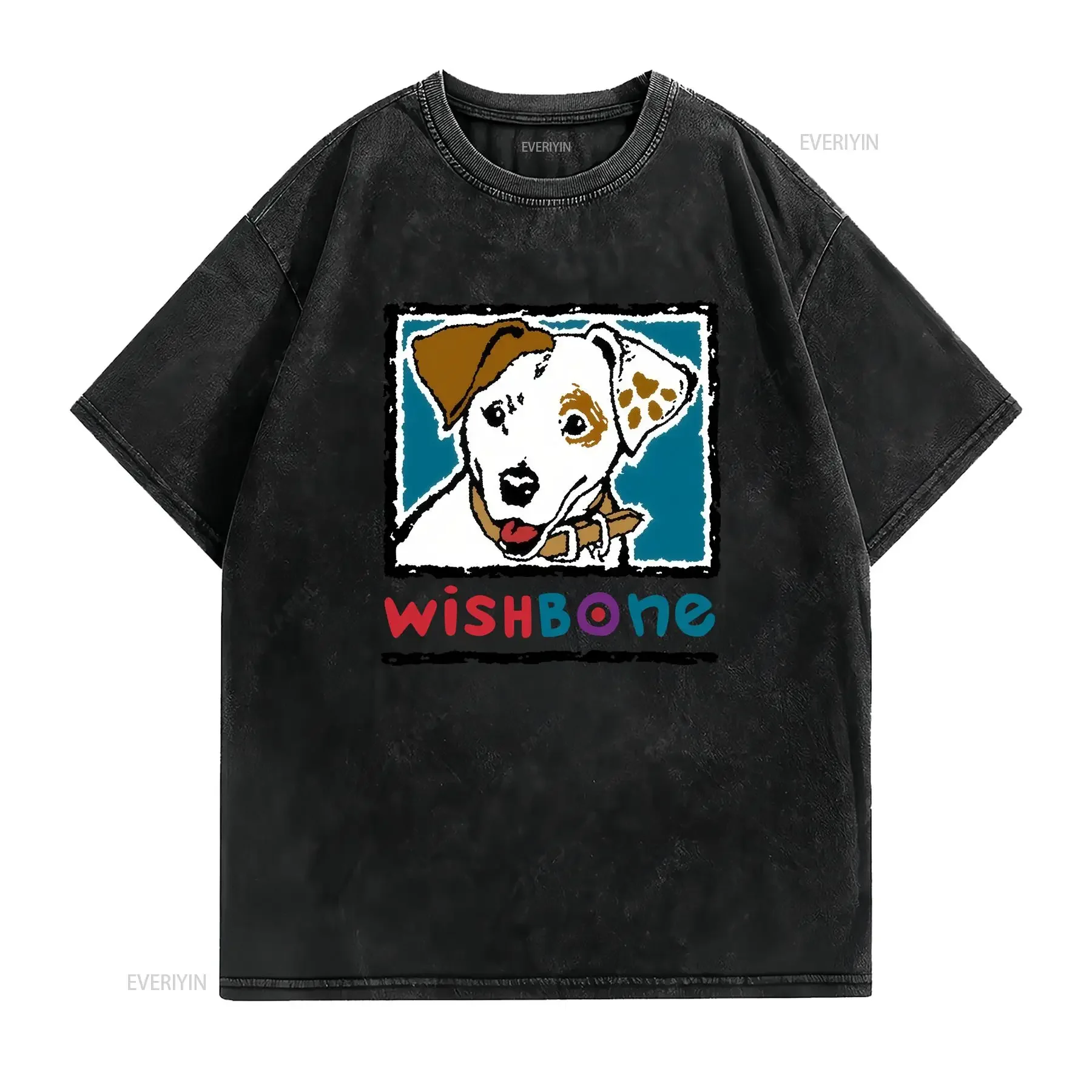Wishbone Logo Premium T Shirt S to 5XL Made in the AU USA vintage Washed Soft designer clothes Versatile Stylish graphic Unisex