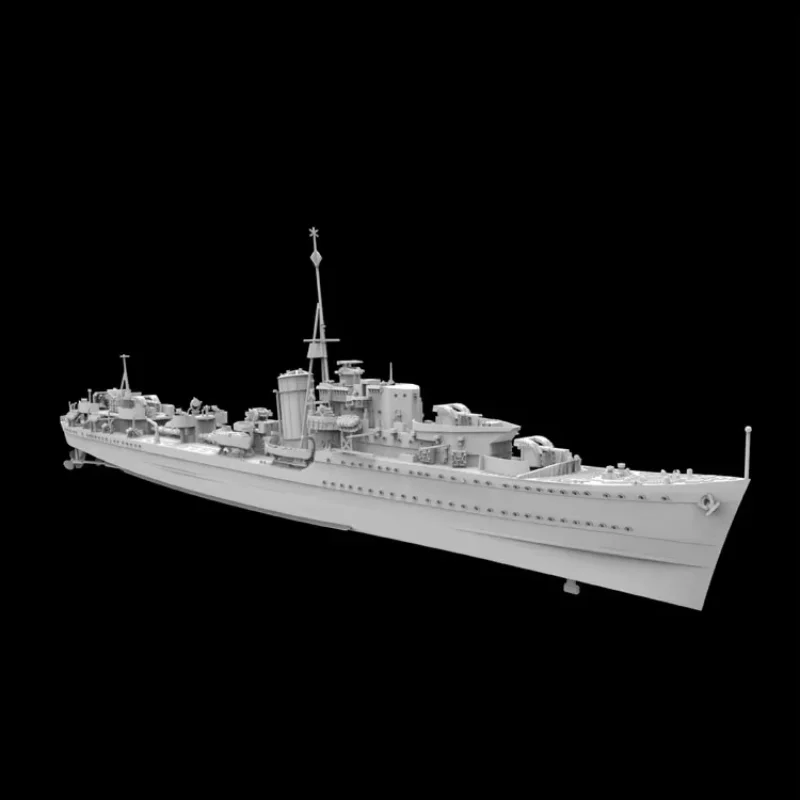 Modello di assemblaggio Flyhawk 1/700 FH1115/S Royal Navy Spear Destroyer 1941 1 -Kit modello di nave