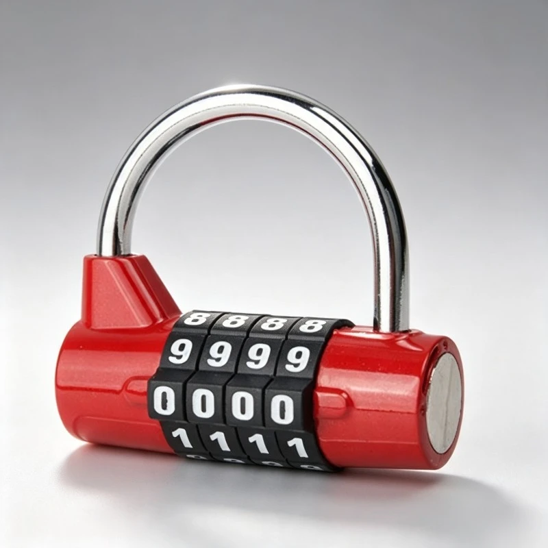 4 Digit Combination Padlock Small Password Lock for Gym Locker Cabinet Door Student Dormitory Use Household Goods