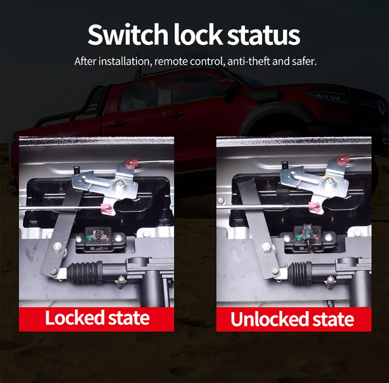 Für GREAT WALL GWM Ute POER Automatische Power Heckklappe Sicherheit Schloss Elektrische Original Auto Schlüssel Fernbedienung – Detail 2