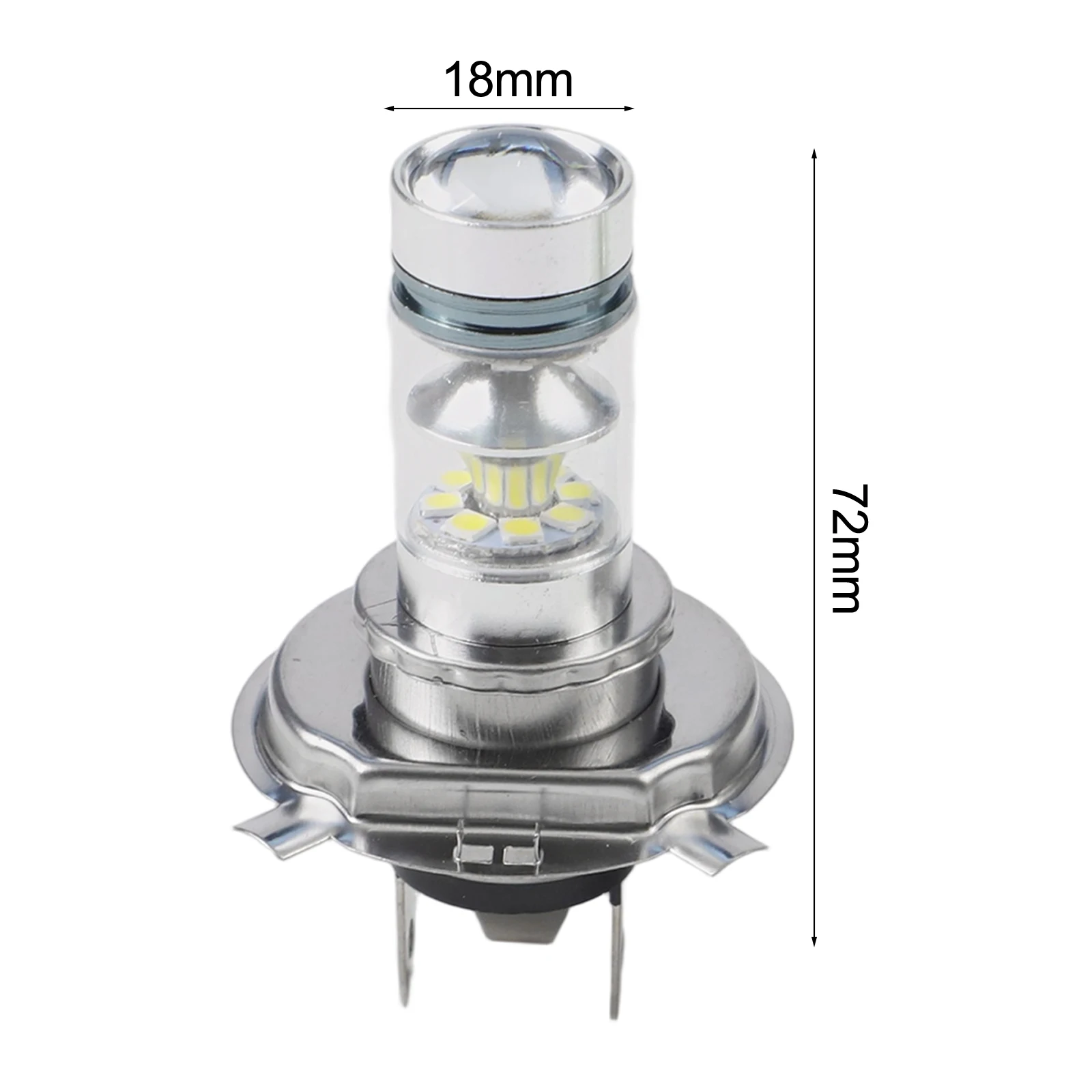 100W LED Bulbs Set Turn signals White 1800LM 360 degrees 8000K Car DC12V-24V for drl Light Replacement Accessories