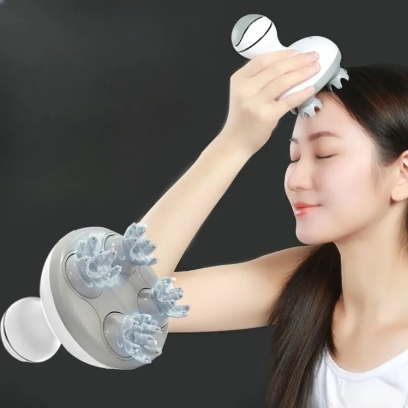 

Electric Head Massager 3D Wireless Scalp Massager Body Massage Health Care Shoulder Neck Deep Tissue Kneading Massage