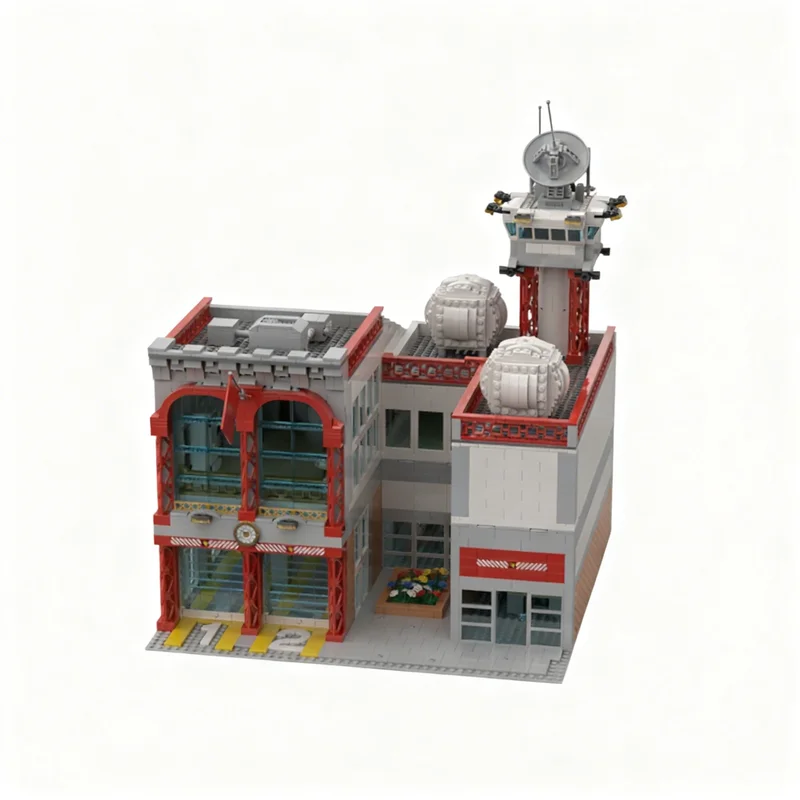 2670pcs MOC City Fire Fire Station Modular Model Building Blocks Christmas Gift Idea Education Assemble DIY Brick Collection