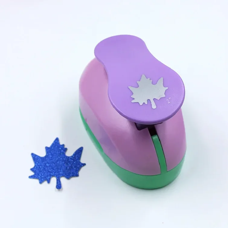 2.4 سنتيمتر الحرف اليدوية و سكرابوكينغ أداة خرامة الورق لمعرض الصور DIY بها بنفسك كرت هدية اللكمات جهاز النقش مابل ليف