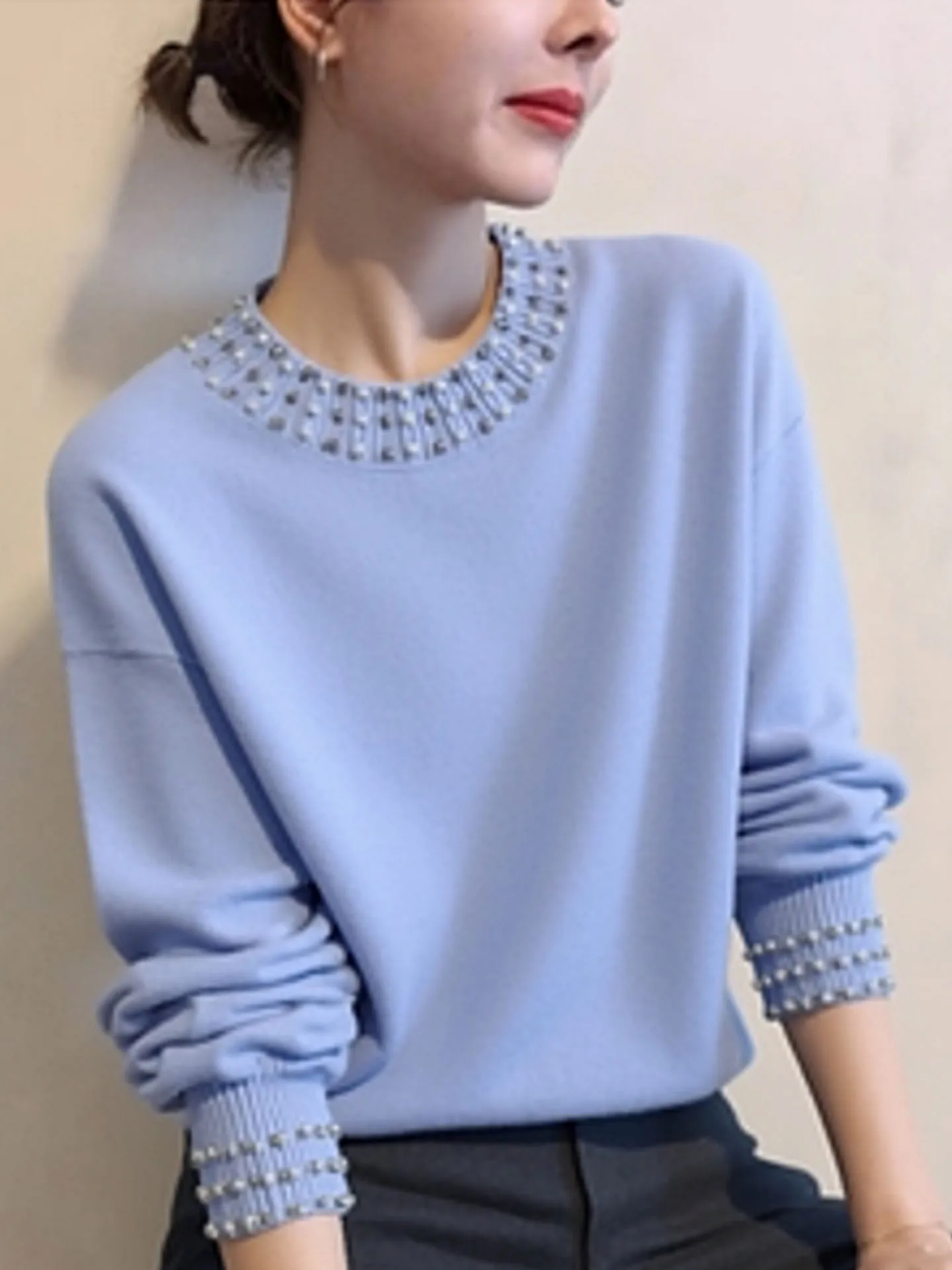 

Трикотаж Camere, повседневный женский свитер премиум-класса Lazy Faion, длинный свек, свободный крой, цвет, осень-зима