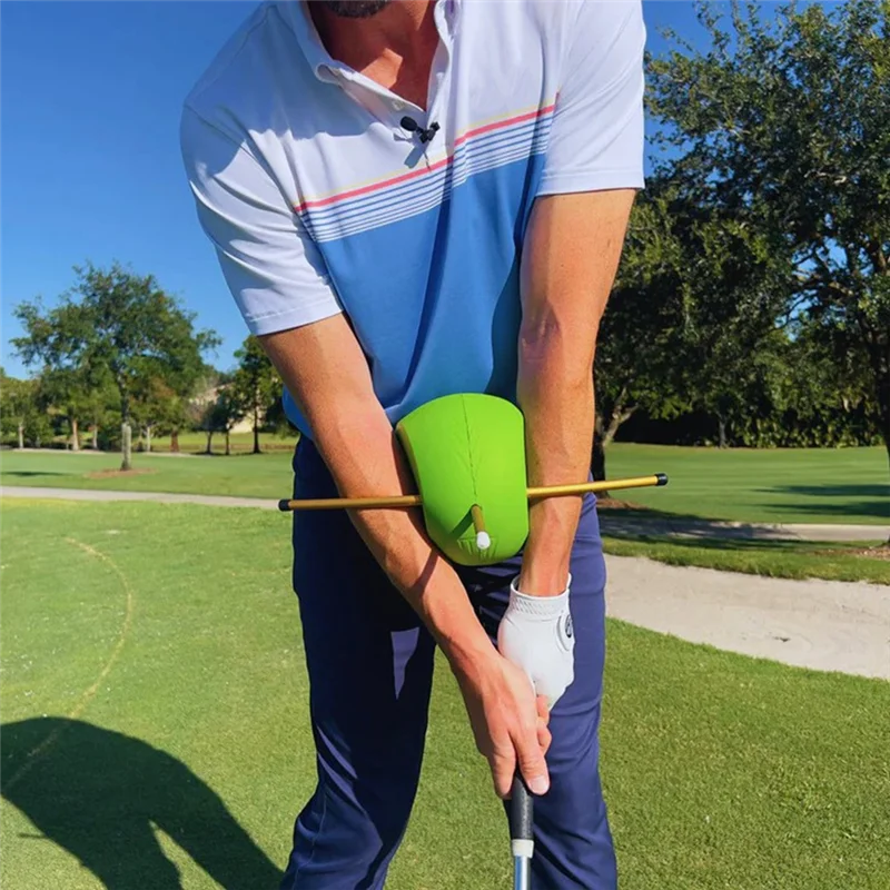 

Корректор осанки для гольфа, тренажер для качелей в гольфе, соединительный мяч, тренировочные пособия для качелей, аксессуары для гольфа-ABJQ