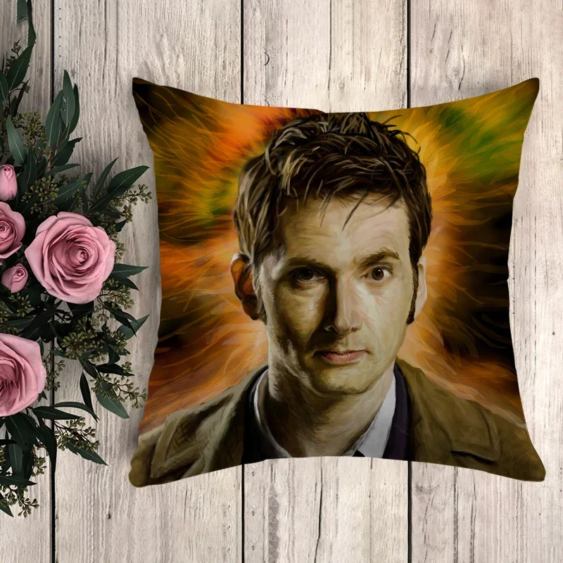 أنيمي وسادة ديفيد Tennant غطاء الوسادة x سادات الزخرفية للوسائد x المخدة سيارة الديكور الخريف ديكور #2