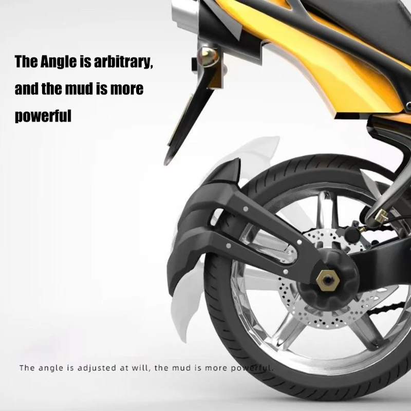 Stylish Motorcycle Wheel Cover Mudguard Waterproof Mud Flaps Against Mud Debris Fit for Superior Mud Protections