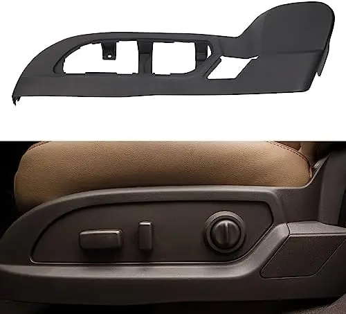 

Dasbecan Black Driver Seat Side Track Cover for 2009-2017 GMC Acadia, Traverse, Enclave - Fits 25941769, 926-091