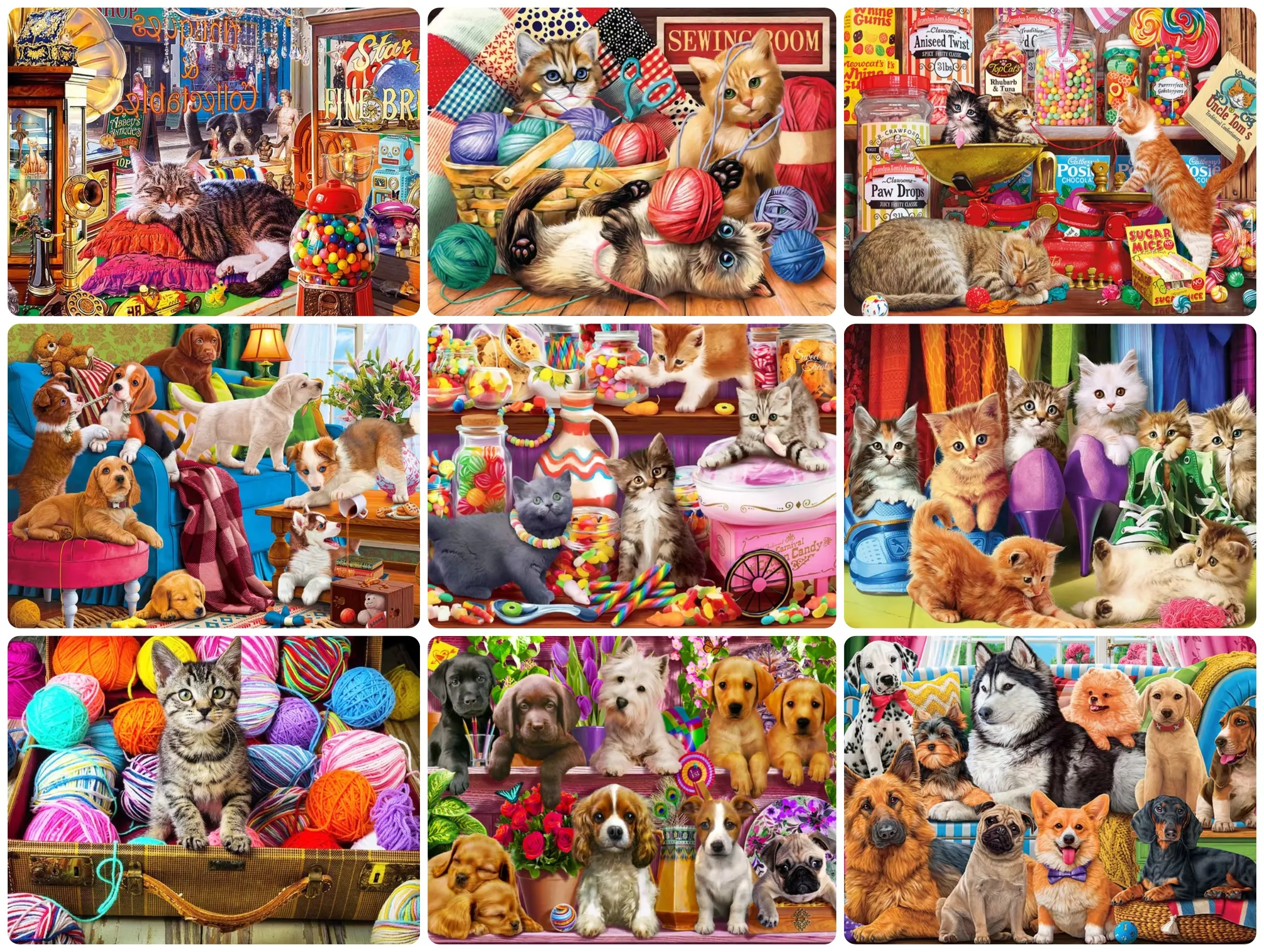 quebra-cabecas-para-adultos-animais-caes-gatos-quebra-cabecas-educativos-jogos-educativos-quebra-cabecas-coloridos-presentes-decoracao-de-casa