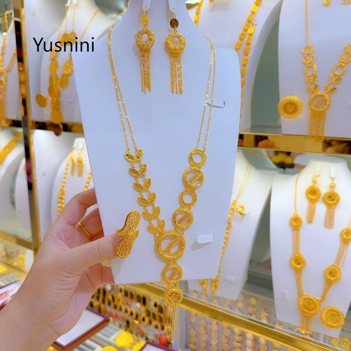 Nowy Francuski Dubajski Luksus – Women'S Fashion Rings Gold recenzja i cena
