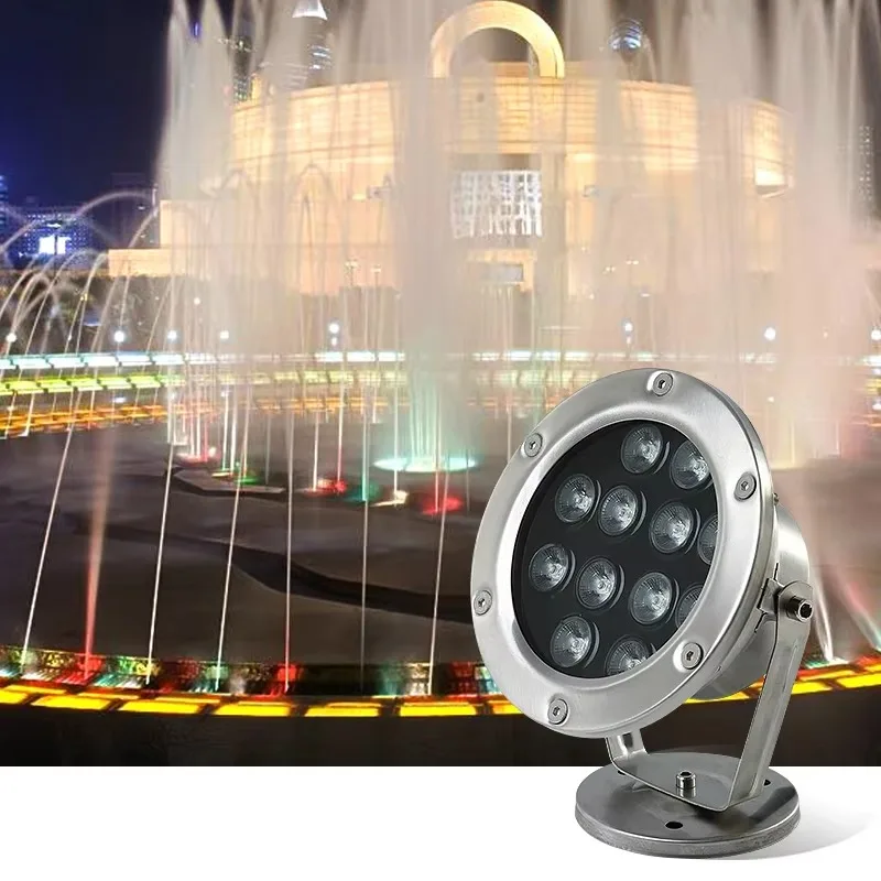 

【Popular】Modern De n 18W 24W 36W RGBW Stainless Steel 304 Aesthetic Lighting For Garden Hotel Villa Decoration Water Feature