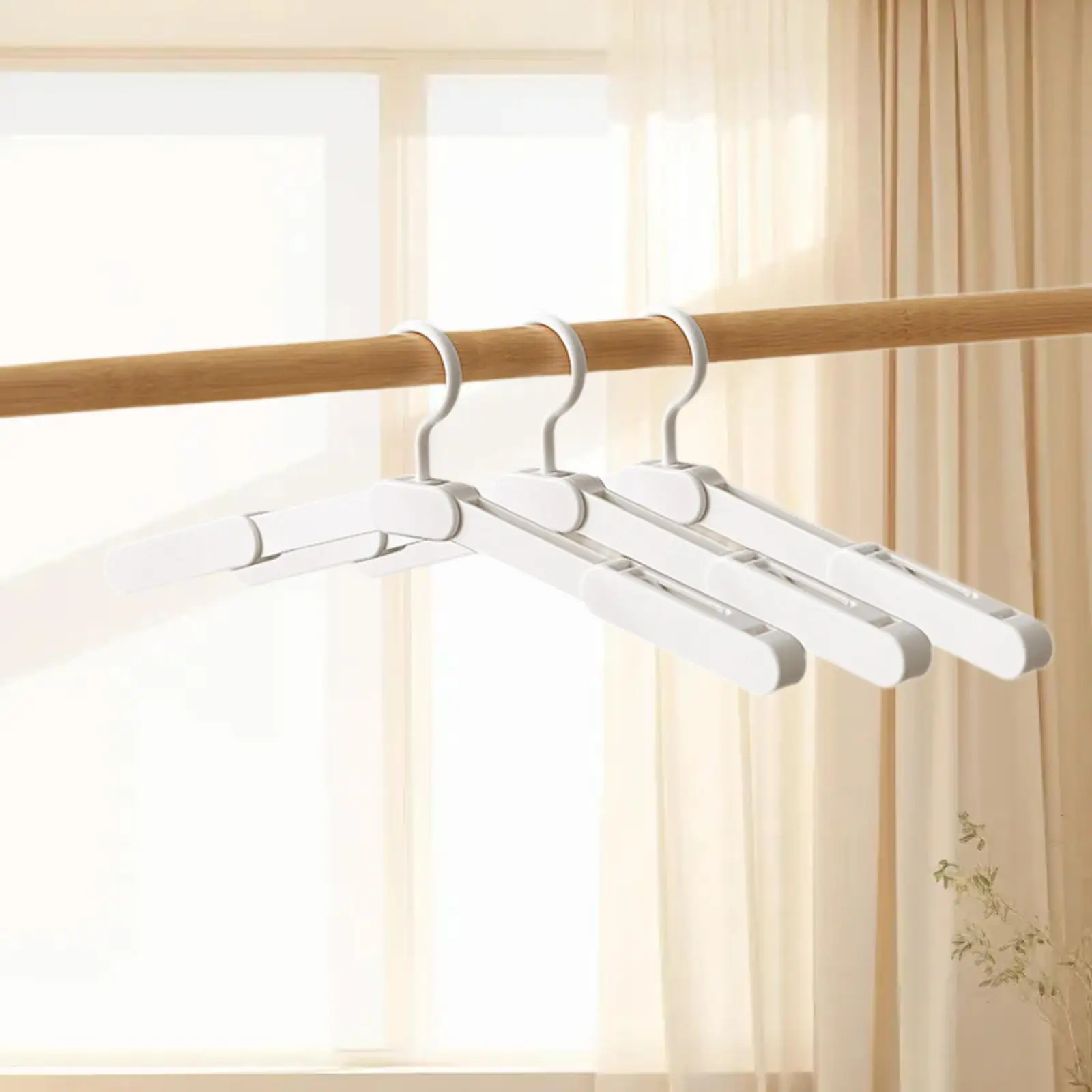 Foldable Travel Hanger Practical Clothing Drying Rack Drying Rack Collapsible Hanger for Towels Garments Coats Socks Travel