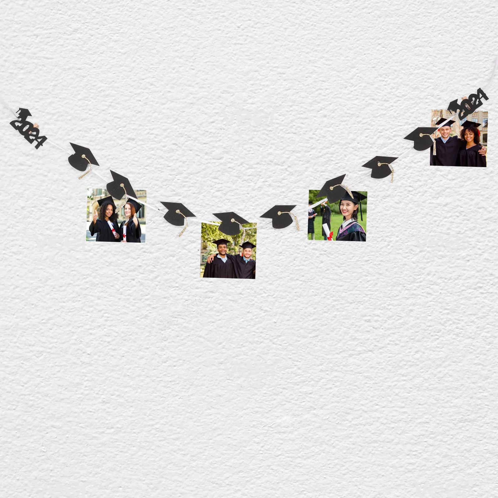 졸업 모자 사진 클립 1세트, 사진, 메모 정리용 펠트 클립, 공예용, 가정, 사무실, 기숙사용