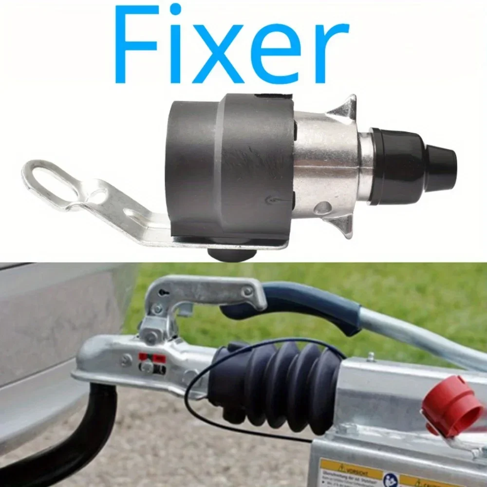 

1PC is suitable for 7/13 pin trailer plug accessories, parking cover trailer plug bracket fixed trailer connector