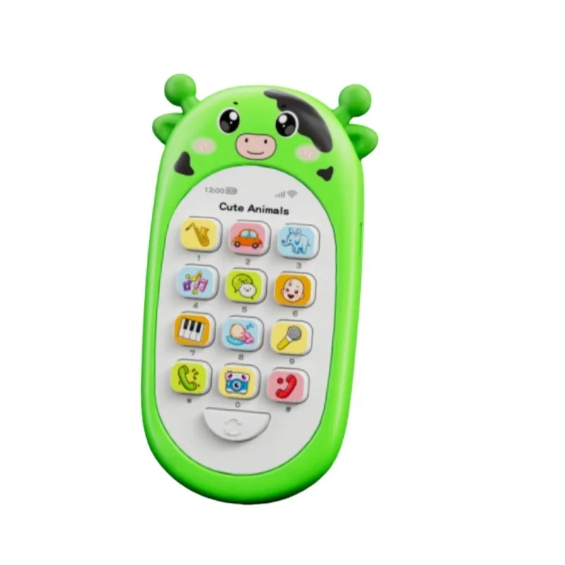 Morsure éducative intelligente pour enfants, musique intelligente, effet lumineux, apprentissage de l'histoire, Simulation de téléphone portable, jouets interactifs, cadeaux