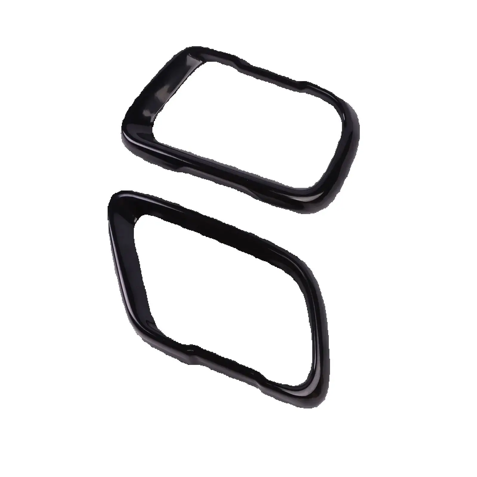 كاتم الصوت أنابيب طرفية الكسوة لسيارات BMW X5 G05 2019-2023 X6 G06 2019-2023 X7 G07 2019-2023 وعاء من الستانليس ستيل الأسود #5