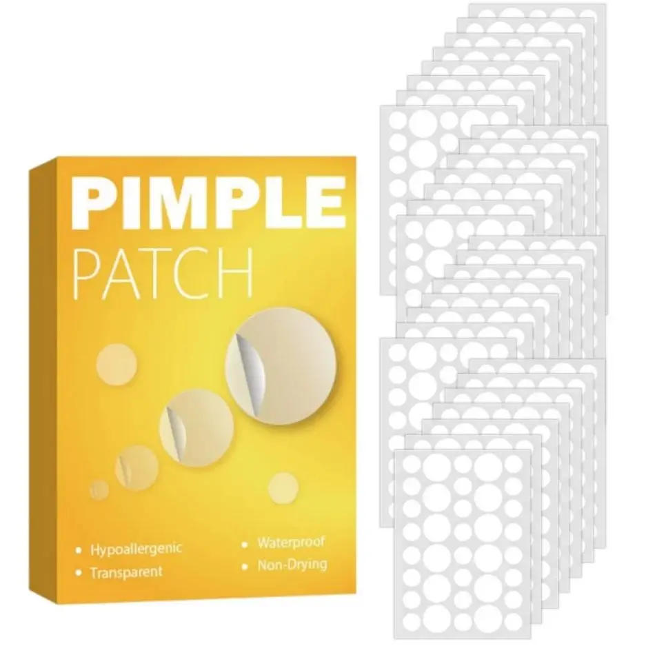 رقعة حب الشباب بزيت شجرة الشاي 360/720/1080 - تزيل بقع حب الشباب بشكل فعال، خالية من الكحول، عديمة الرائحة، مناسبة لجميع أنواع البشرة