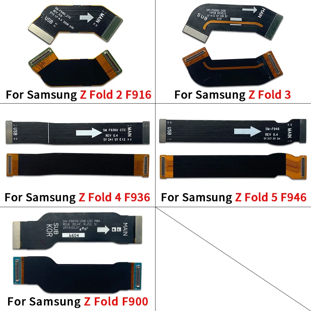 NEW Spin Axis Flex Hinge Main Board LCD Connector Rotary Shaft Flex Cables For Samsung Z Fold 6 2 3 4 5 F916 F936 F946 F900 image 4