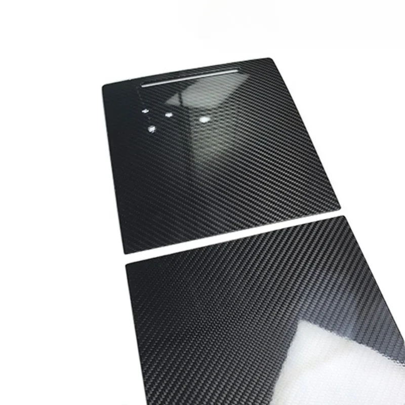 

For Audi A8 Real Dry Carbon Fiber 2018-2021 Rear Armrest Back Decorative Cover Interior Decoration Modification Accessories