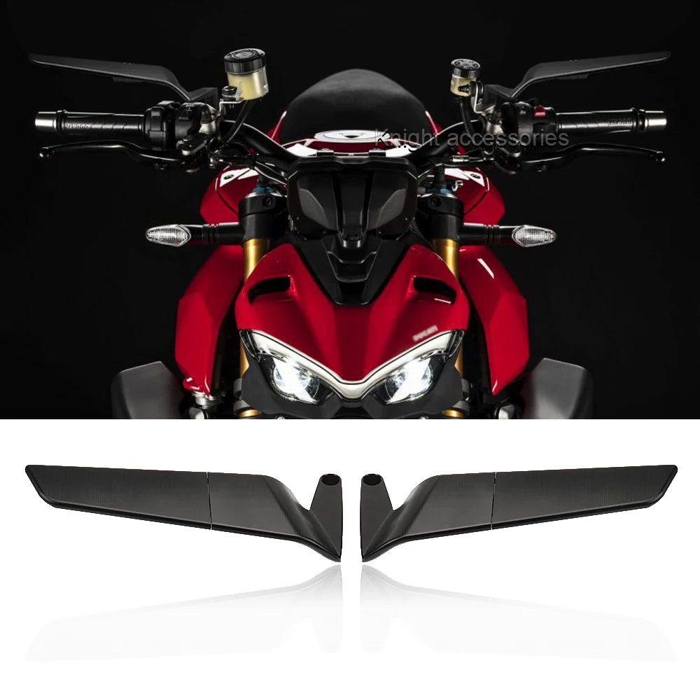 For Ducati Monster 937 SP Invisible Mirror Winglet Rearview Mirror  V4 S V4S V2  Accessories Motorcycle Rearview Mirror