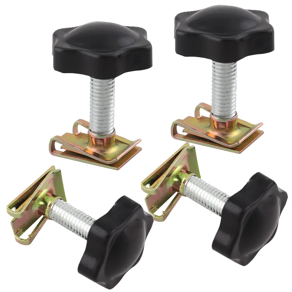 

4x Plastic Knob with Steel Screw&Metal U-Clip For Harley Davidson Saddlebag Mounting Security Theft Deterrent System 1993- 2017