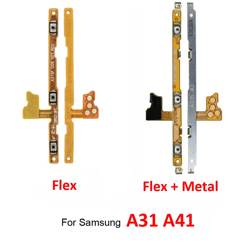 Voor Samsung Galaxy A01 Core A11 A21 A 21S A31 A41 A51 A71 4G Telefoon Nieuwe Power Volume Knop Interne Schakelaar Flex Kabel Onderdelen