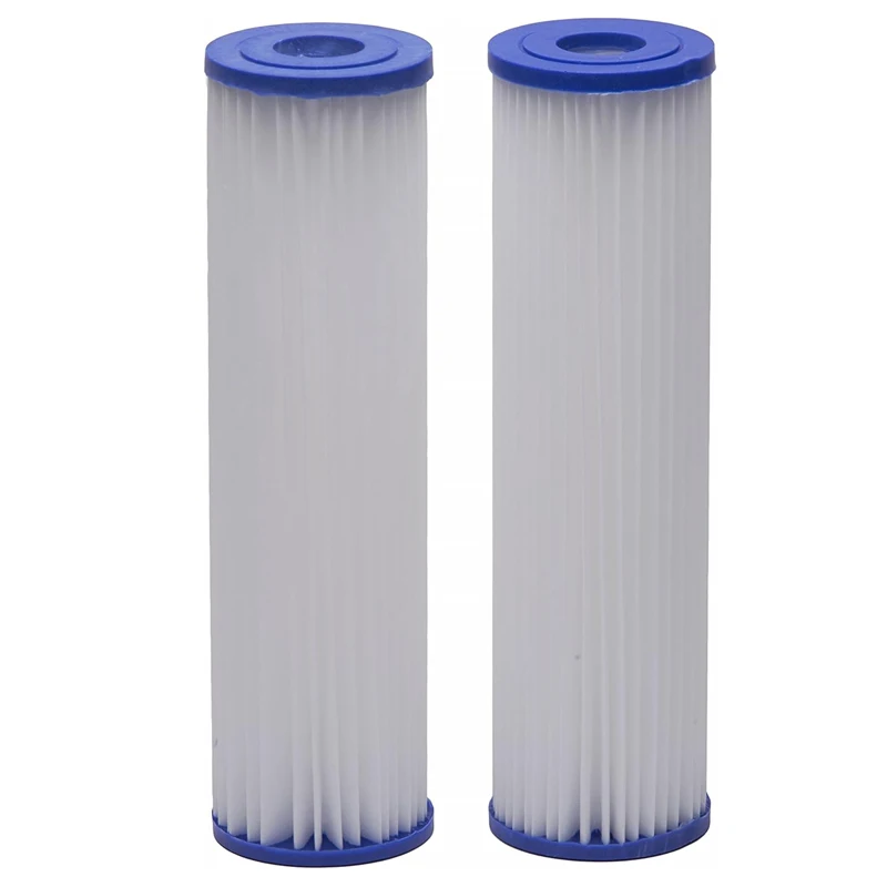 2pcs Pleated Whole Home Replacement Water Filter-Universal Fits Most Major Brand Systems 10\