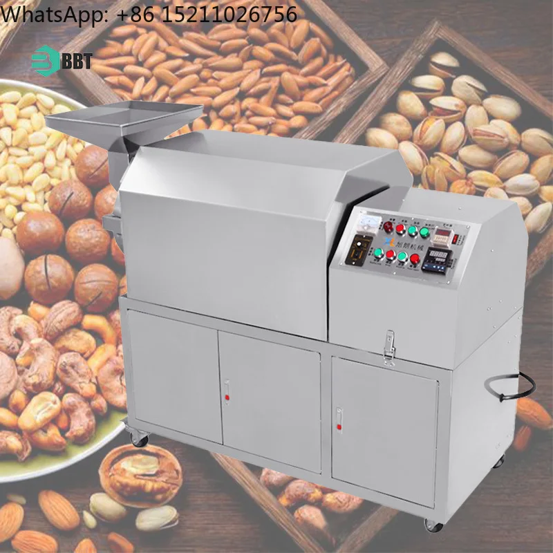Small Nut Roasting Machinery Hot Air Coffee Roaster Machine Roasted and Salted Peanut Making Machine