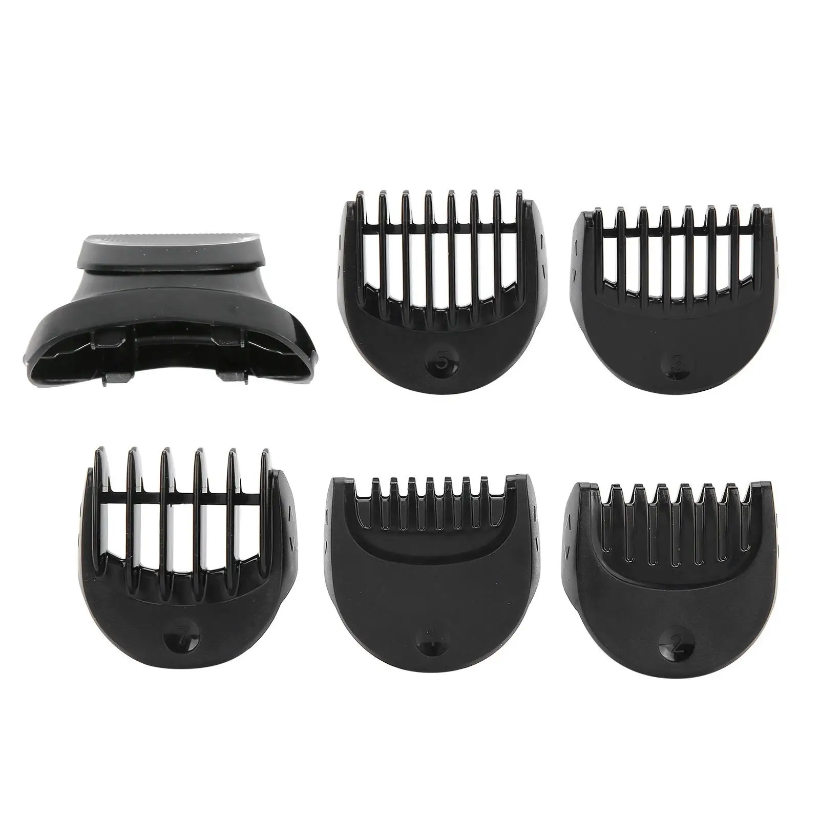 Electric Shaver Trimmer Head + 5Pcs Limit Combs Set, 1-7mm Fit for series 3 & 5 Blade