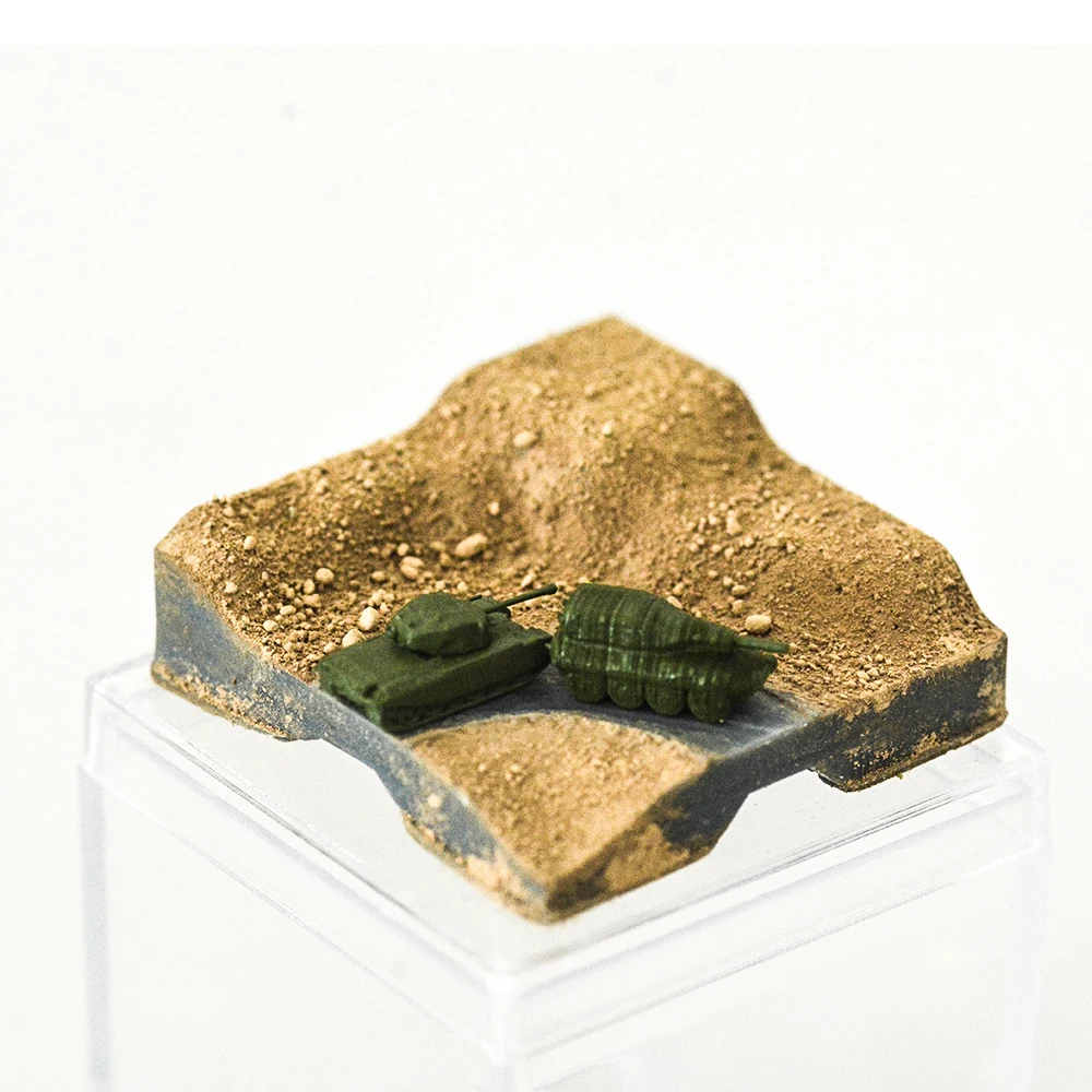 

Песочница, военные украшения, танк на горной дороге, тип 6, RHMG145, 1/350, 1/700, миниатюрный военный диорама, пейзаж