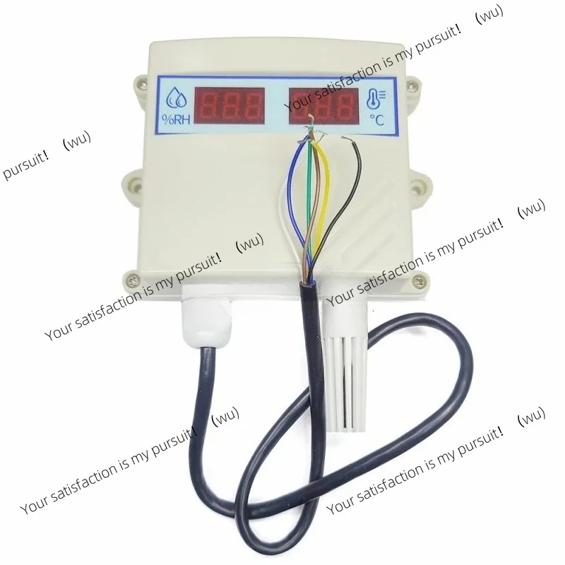 

Temperature Humidity Sensor Probe with Digital Display Transmitter RS485 Analog 0-5V 0-10V 4-20mA Waterproof Temperature Sensor