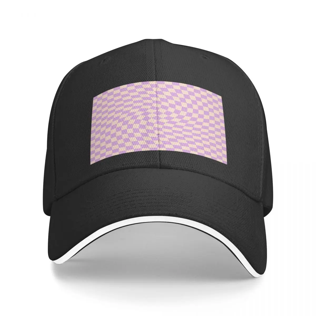 Check V - Lilac Twist 1 Hats Mens Hat Hats Woman Cap Man Summer Women's Baseball Cap Man Hat Baseball Cap