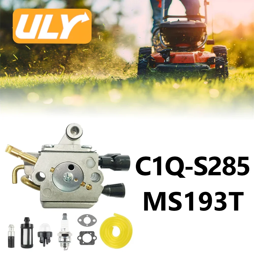 Zama C1Q-S285 C1Q-100373 Carburetor For Stihl MS193T Chainsaw Replacement Spare Parts With Gaskets Kit Set